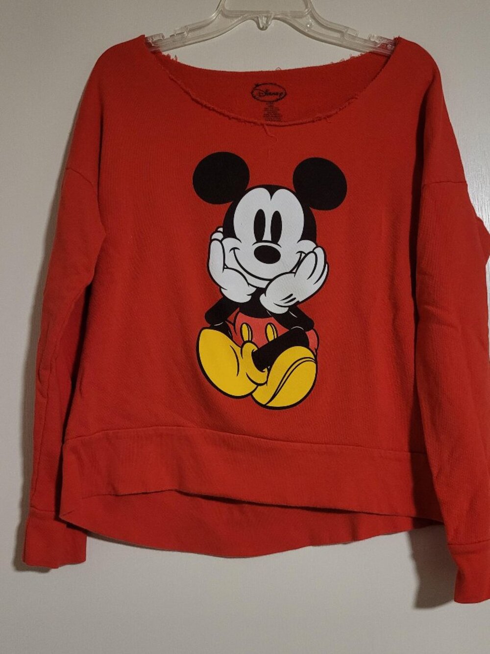 Rare Vintage 90's Mickey Mouse cozy crewneck featuring the classic shy MIckey